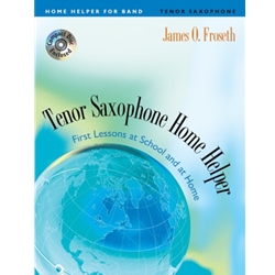 Home Helper for Band - Tenor Saxophone - Book | CD