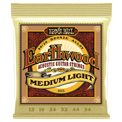 Ernie Ball Earthwood Medium Light Acoustic Guitar Strings