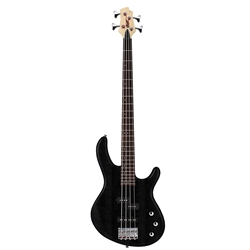 Cort Action PJ Electric Bass Guitar Open Pore Black