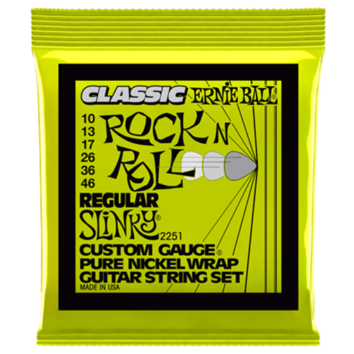Ernie Ball Regular Slinky Classic Rock n Roll Electric Guitar Strings
