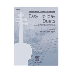 Compatible String Ensembles - Easy Holiday Duets - Violin