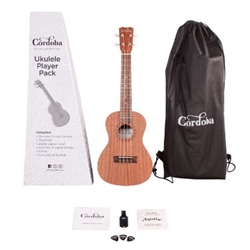 Cordoba Concert Ukulele Player Pack