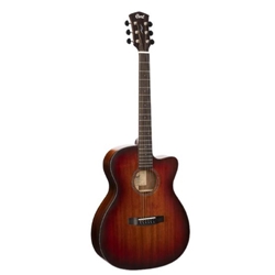 Cort COREOCOPLB Core Series Blackwood Acoustic/Electric Guitar - Open Pore Light Burst