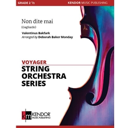 Non dite mai (Gagliardo) - String Orchestra