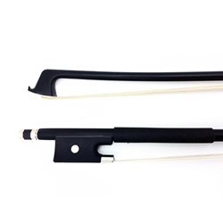Glasser 1/16 Violin Bow Horsehair Fiberglass Plastic Grip