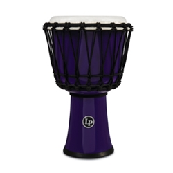 Latin Percussion LP1607PL LP 7" Rope Tuned Circle Djembe - Purple