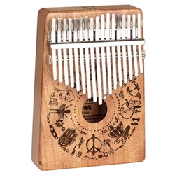 Sela SE252 Art Series 17-note Free Spirit Kalimba w/ Bag