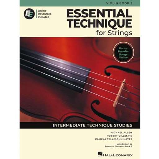 Essential Technique REVISED Interactive for Strings Book 3 - Violin