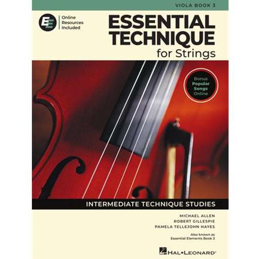 Essential Technique REVISED Interactive for Strings Book 3 - Viola