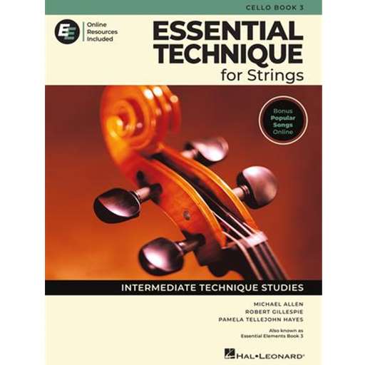 Essential Technique REVISED Interactive for Strings Book 3 - Cello