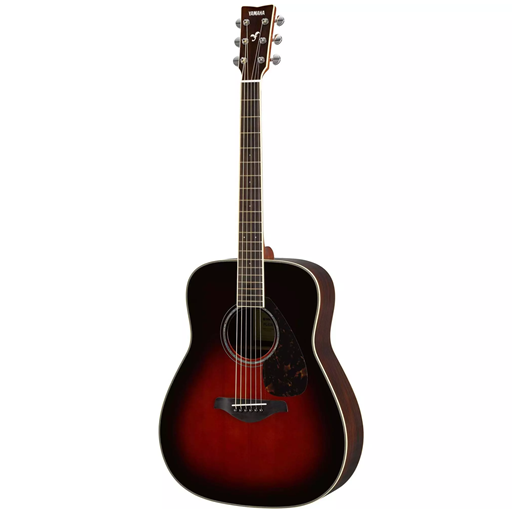 Yamaha FG830-TBS Dreadnought Folk Acoustic Guitar - Tobacco Brown Sunburst