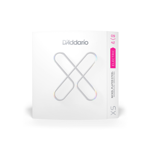 D'Addario XSE0942 XS Super Light 09-42 Gauge Coated Nickel Electric Guitar Strings