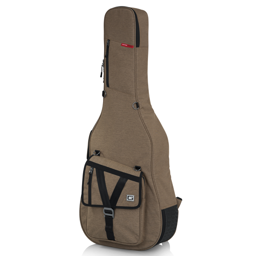 Gator GT-ACOUSTIC-TAN Transit Series Acoustic Guitar Gig Bag Tan
