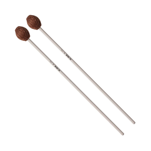 Vic Firth VFM172 Corpsmaster Multi-Application Series Hard Rubber Core Yarn Marimba Mallets - Brown