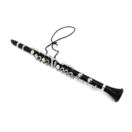 Aim Gifts 9203 Mini Clarinet Black Ornament