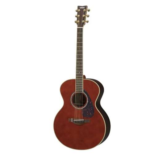 Yamaha LJ6RDTHB AIMM Exclusive Grand Auditorium Acoustic/Electric Guitar w/ Gig Bag - Dark Tint