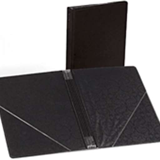 Marlo Black Vinyl Choral Folder