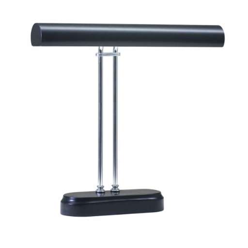 House of Troy P16-D02-627 16" Digital Piano and Desk Lamp - Black w/ Chrome Accents