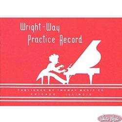 Wright-Way Practice Record Book WWPRB