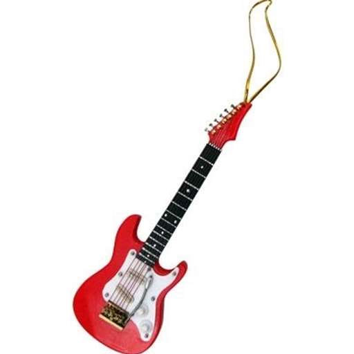 Aim Gifts 39113 Mini Red Electric Guitar Ornament