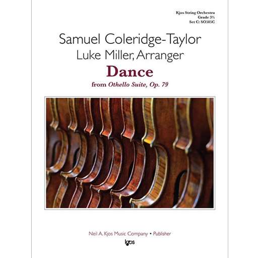 Dance from Othello Suite, Op. 79 - String Orchestra
