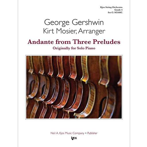 Andante from Three Preludes - String Orchestra