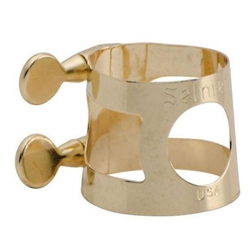 Selmer Alto Sax Ligature Gold Lacquer Finish