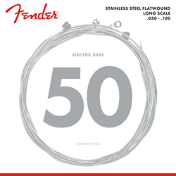Fender 9050ML Bass Strings Stainless Steel Flatwound .050-.100 Gauges