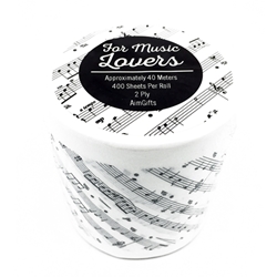 AIM Toilet Paper with Sheet Music Print