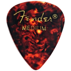 Fender 351 Shape Premium Celluloid Moto Picks Medium Shell, 12 Pack