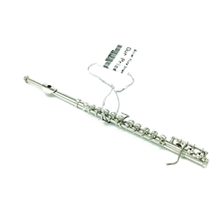 Music Treasures Silver 5.5" Flute Ornament