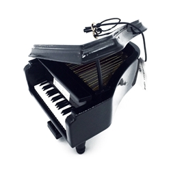 Music Treasures Black Grand Piano Ornament