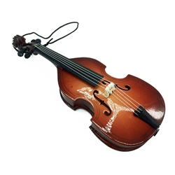 Music Treasures Upright Bass Ornament