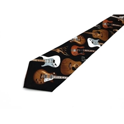 Chesbro Black Tie with Assorted Guitars