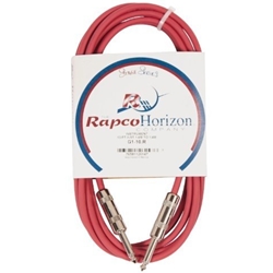 Rapco 10' Red Instrument Cable 24 Gauge