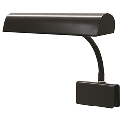 House of Troy Black 2 Bulb Gooseneck Grand Piano Lamp