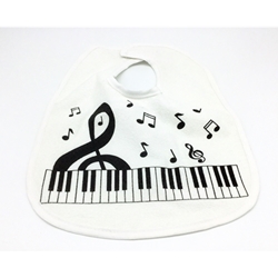 Music Treasures Music Note Baby Bib