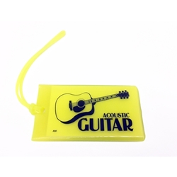 AIM Acoustic Guitar Soft Rubber ID Tag