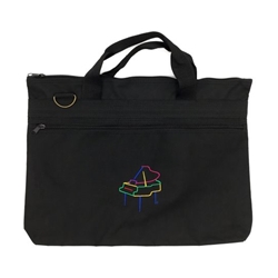 Chesbro Canvas Totebag Black with Grand Piano