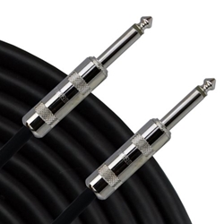 Rapco 3' Black 16 Gauge 1/4" to 1/4" Speaker Cable