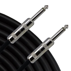 Rapco 25' Black 16 Gauge 1/4" to 1/4" Speaker Cable