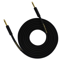 Rapco 18' Black 20 Gauge Instrument Cable Gold Connectors