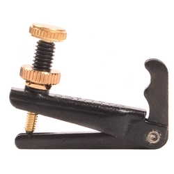 Wittner 3/4 - 4/4 Black Violin Fine Tuner With Gold Screw