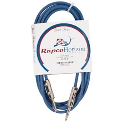 Rapco 10' Blue Instrument Cable 24 Gauge