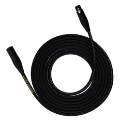 Rapco 20 Ft  Black Lo-Z Heavy Duty Microphone cable Neutrik