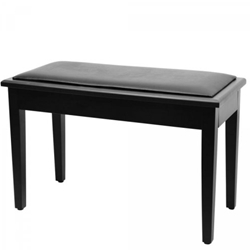 On Stage KB8904B Deluxe Piano Bench with Storage Compartment