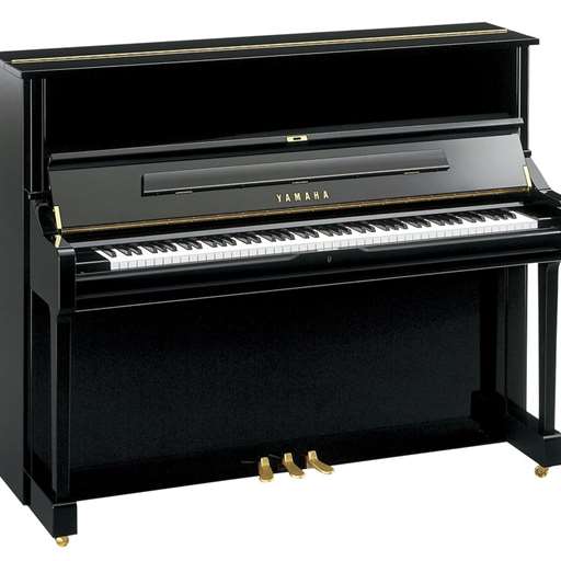 Yamaha U1 Professional Collection Series 48" Acoustic Upright Piano With Bench, Polished Ebony