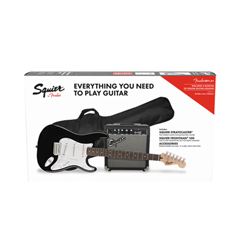 Squier Stratocaster Pack- Black