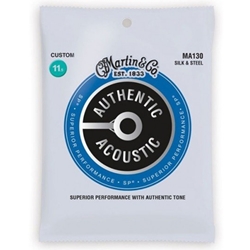 Martin MA130 Authentic Silk & Steel Acoustic Guitar Strings
