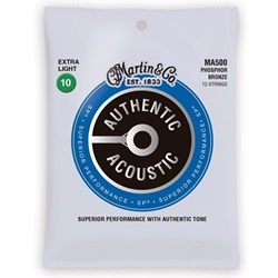 Martin MA500 12 String Extra Light Phosphor Bronze Acoustic Guitar Strings